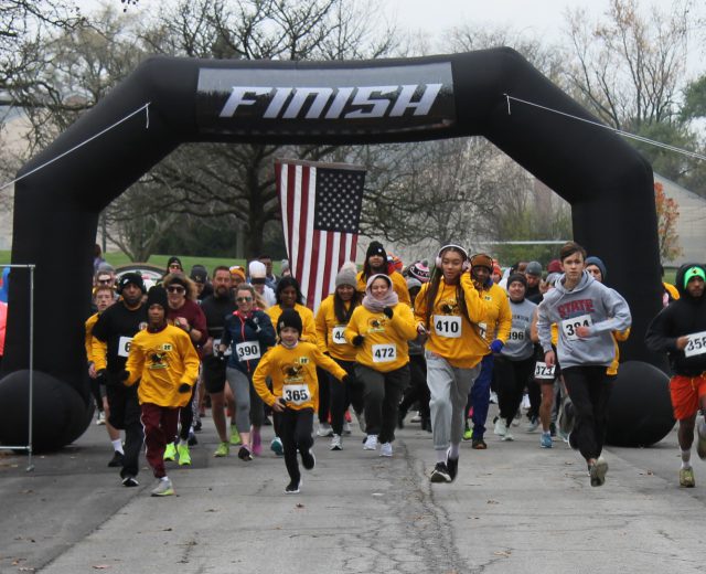 photo of runner at the 2025 Butterball Burner 5K Fun Run