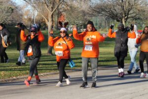 photo of participants at the 2025 butterball burner 5k fun run