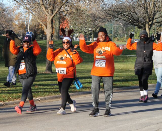 photo of participants at the 2025 butterball burner 5k fun run