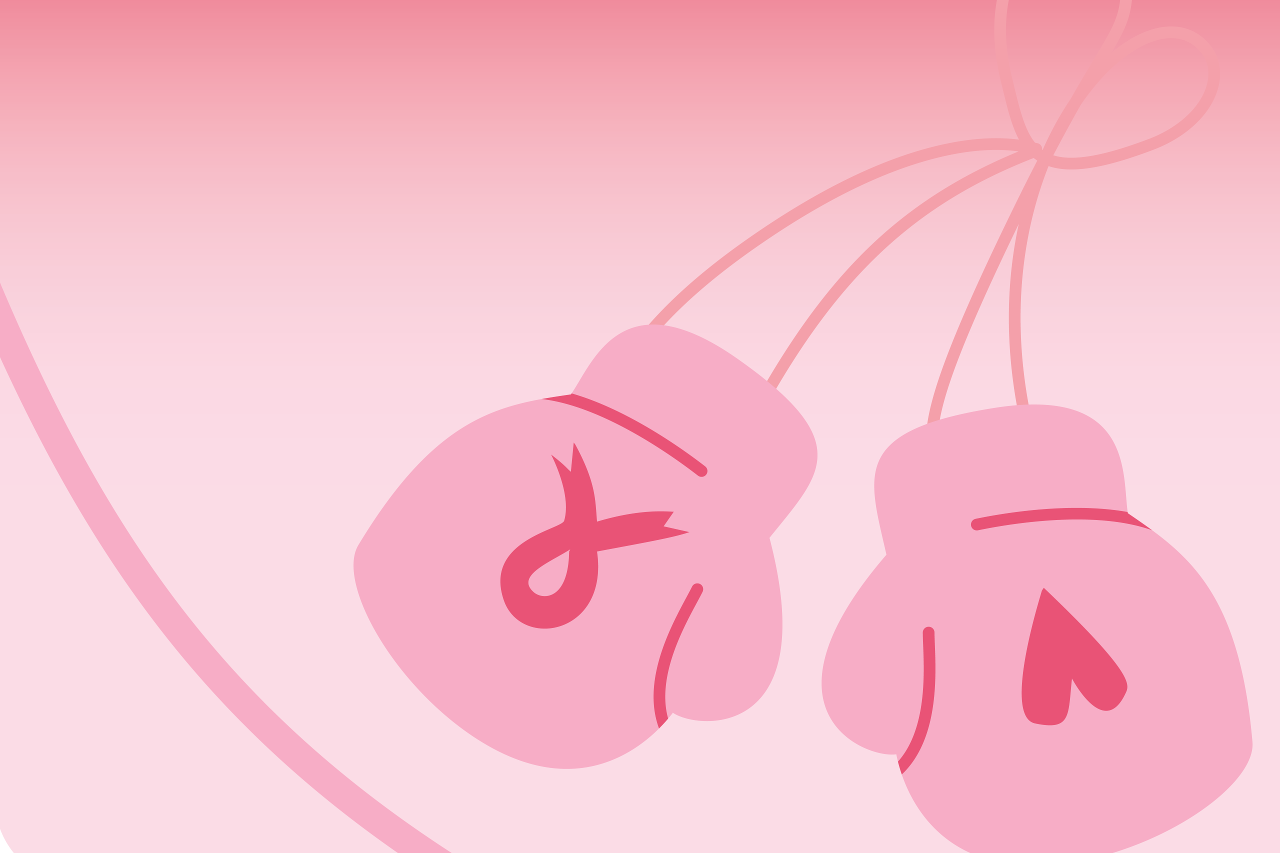 graphic of pink boxing gloves with a pink ribbon